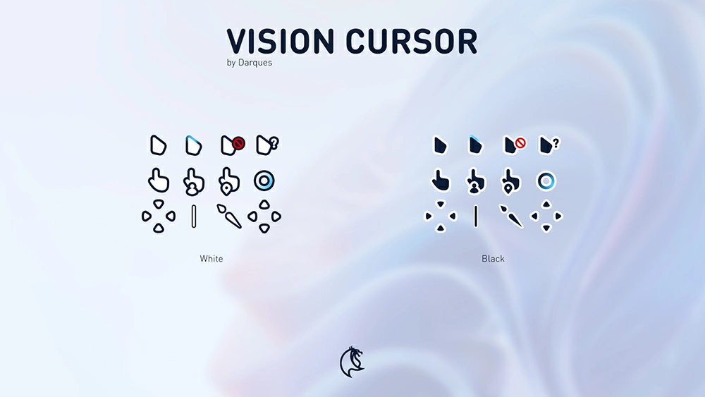 黑白视觉光标 Vision Cursor 鼠标指针