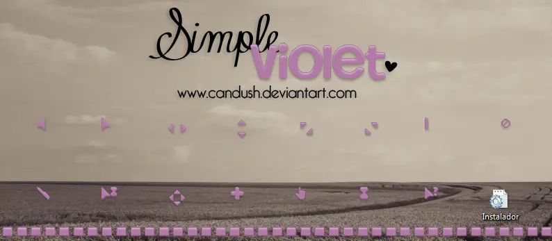 Simple Violet Cursor 鼠标指针