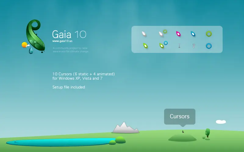 Gaia10 鼠标指针