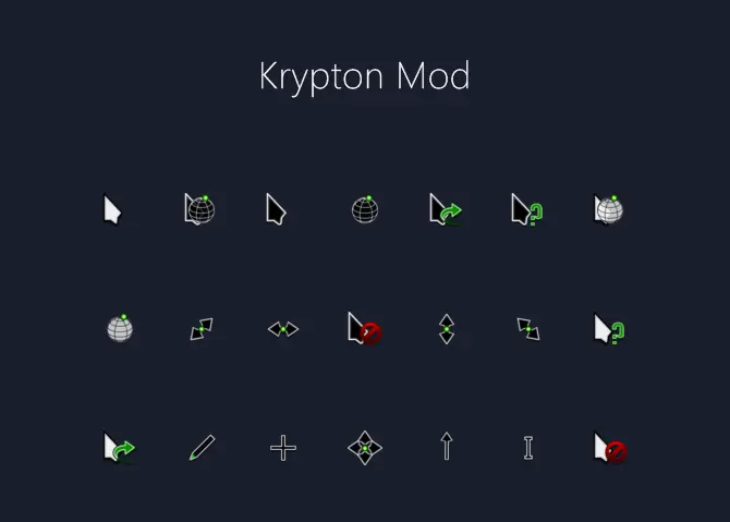 Krypton Mod Cursors 鼠标指针