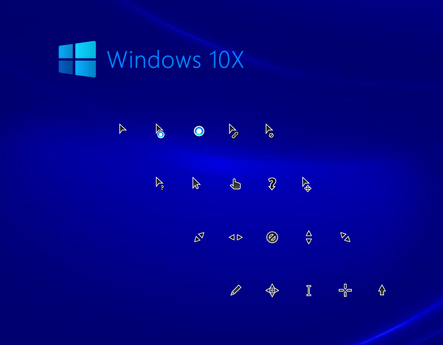 Windows 10X 光标 鼠标指针