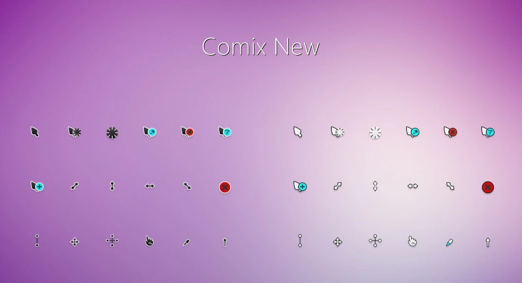 Comix New Cursors 鼠标指针